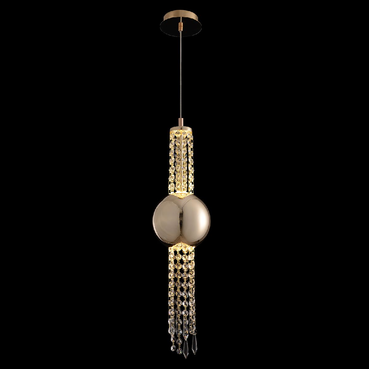 Подвесной светильник Crystal Lux NAVAJO SP3W LED GOLD Подвесной светильник Crystal Lux NAVAJO SP3W LED GOLD