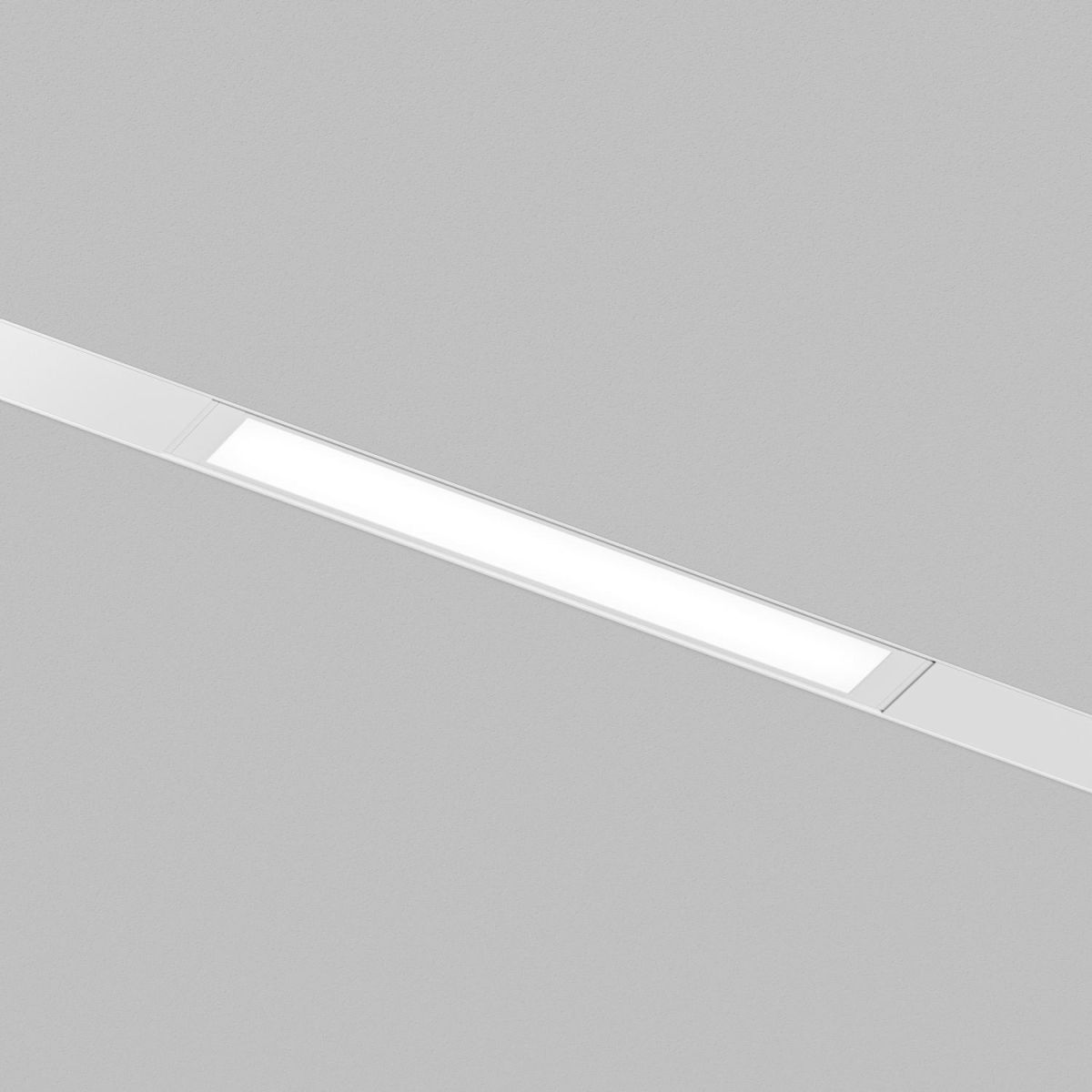 Трековый однофазный светильник Denkirs Simple Linear DK8203-WH