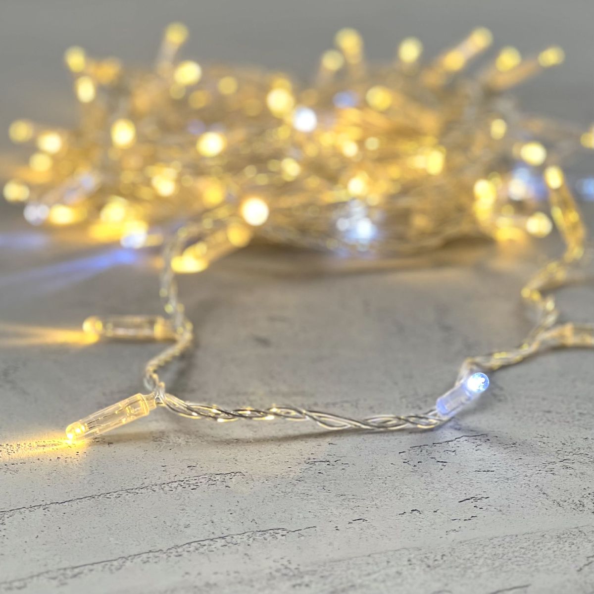 Гирлянда Нить с колпачком Laitcom (LTC) PST100BLWCAP-10-2WW