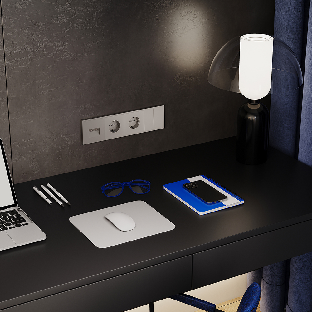 Рамка на 4 поста Voltum S70 VLS100403 (кашемир)