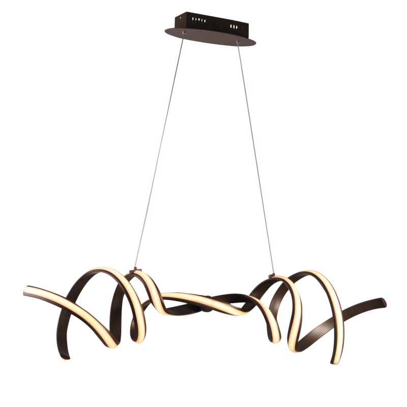 Подвесной светильник Delight Collection Fluire MD8690-2C dark bronze Подвесной светильник Delight Collection Fluire MD8690-2C dark bronze
