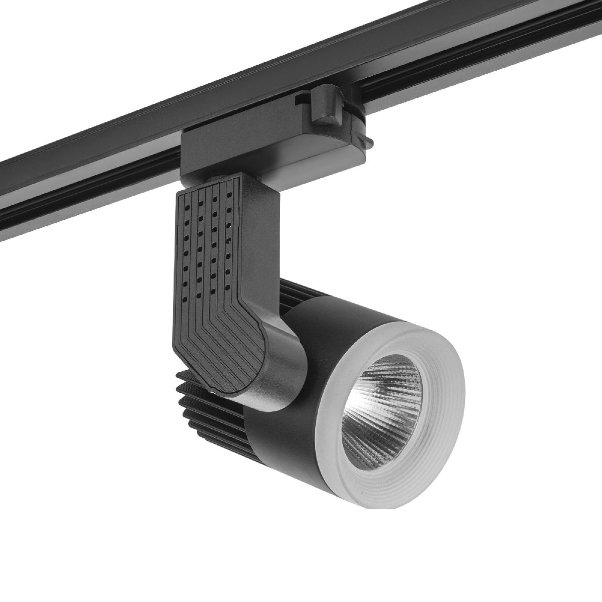 Трековый однофазный светильник AM Group AM333 12W BK 4000K Трековый однофазный светильник AM Group AM333 12W BK 4000K