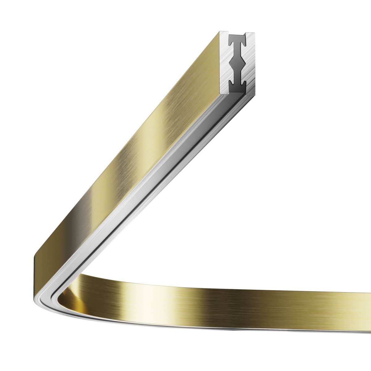 Радиусный коннектор для шинопровода Maytoni Flarity TRX154-RC80-BS