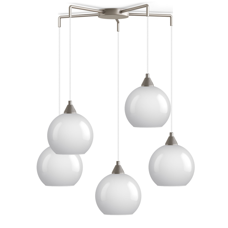 Подвесная люстра 33 Идеи PND.113.05.01.002.NI-S.13.WH Подвесная люстра 33 Идеи PND.113.05.01.002.NI-S.13.WH