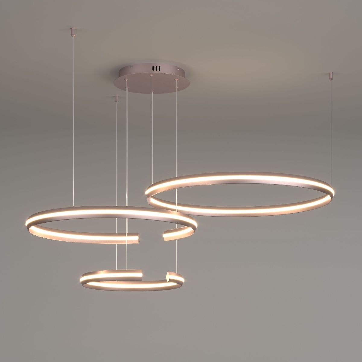 Подвесная люстра Eurosvet Gap 90180/3 сатин-никель a045427 Подвесная люстра Eurosvet Gap 90180/3 сатин-никель a045427