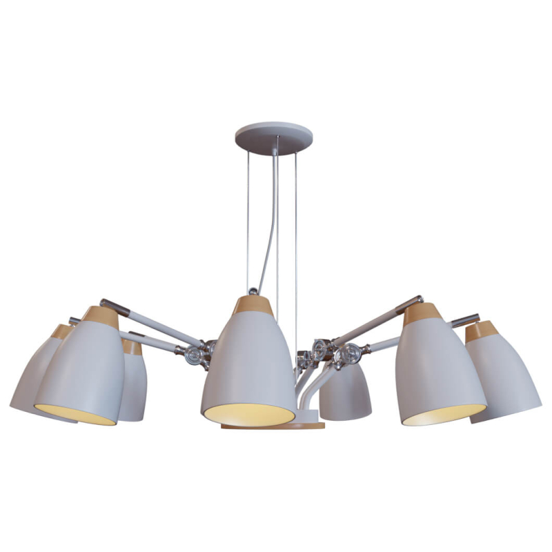 Подвесная люстра LOFT IT Watchman Loft4402/9Wh Подвесная люстра LOFT IT Watchman Loft4402/9Wh