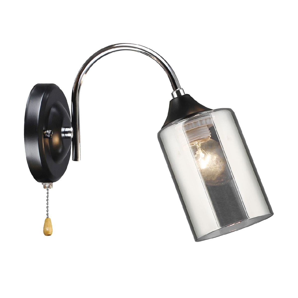 Бра IMEX MD.2195-1-W-BK+CH Бра IMEX MD.2195-1-W-BK+CH