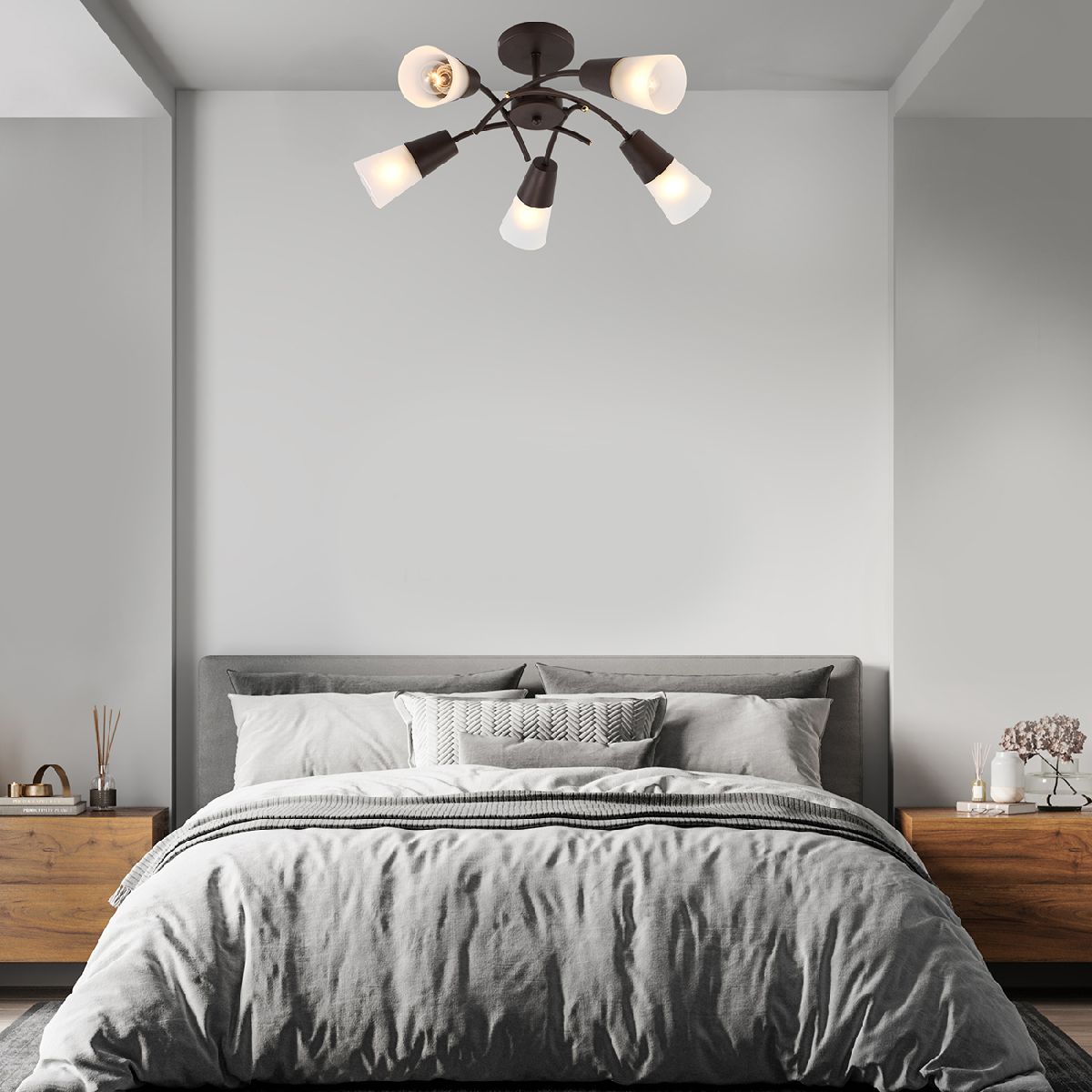 Люстра на штанге Escada Calla 1109/5P Wenge Люстра на штанге Escada Calla 1109/5P Wenge