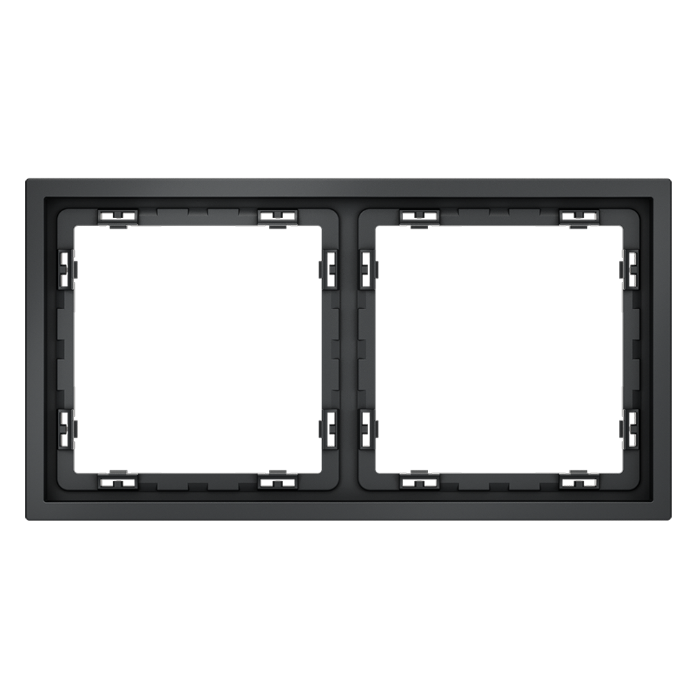 Рамка на 2 поста Voltum S70 VLS100207 (графит)