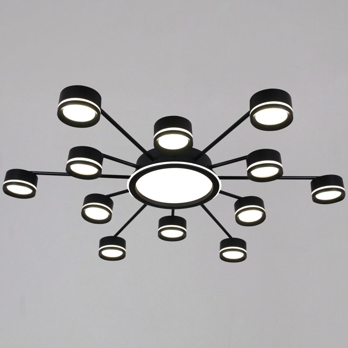 Потолочная люстра Reluce 20590-0.3-6+6+1 Black