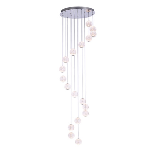 Подвесная люстра DeLight Collection Elliot Diamante MD20001012-18A chrome