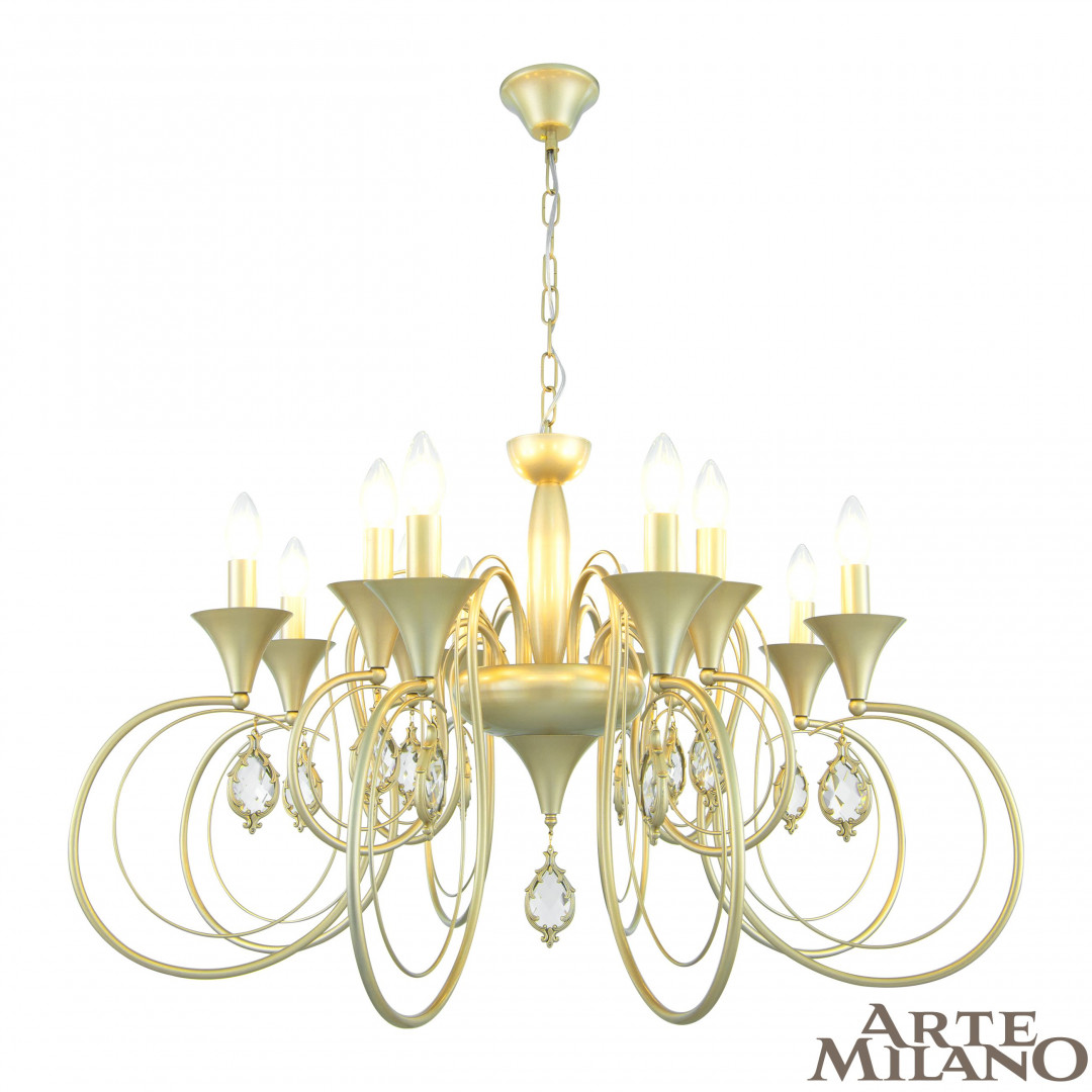 Подвесная люстра Arte Milano 349920/8-4 CG Подвесная люстра Arte Milano 349920/8-4 CG