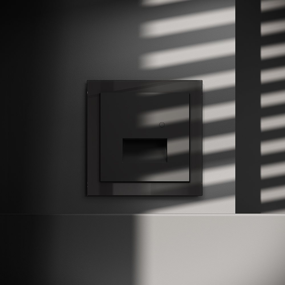 Подсветка светодиодная с датчиком Voltum S70 VLS070708 (черный матовый)