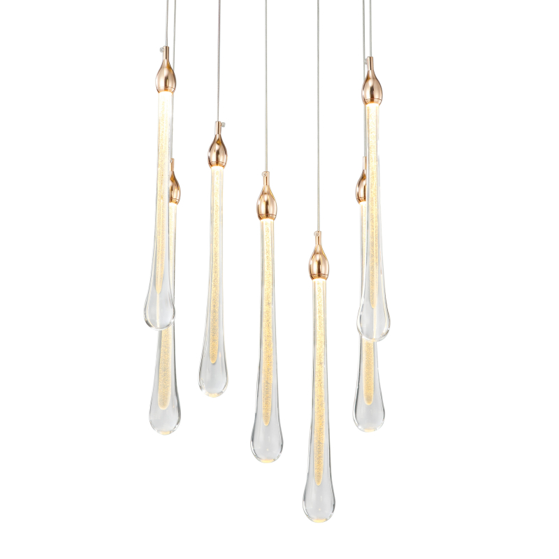 Подвесной светильник Delight Collection Teardrop OM801670-7-G Подвесной светильник Delight Collection Teardrop OM801670-7-G