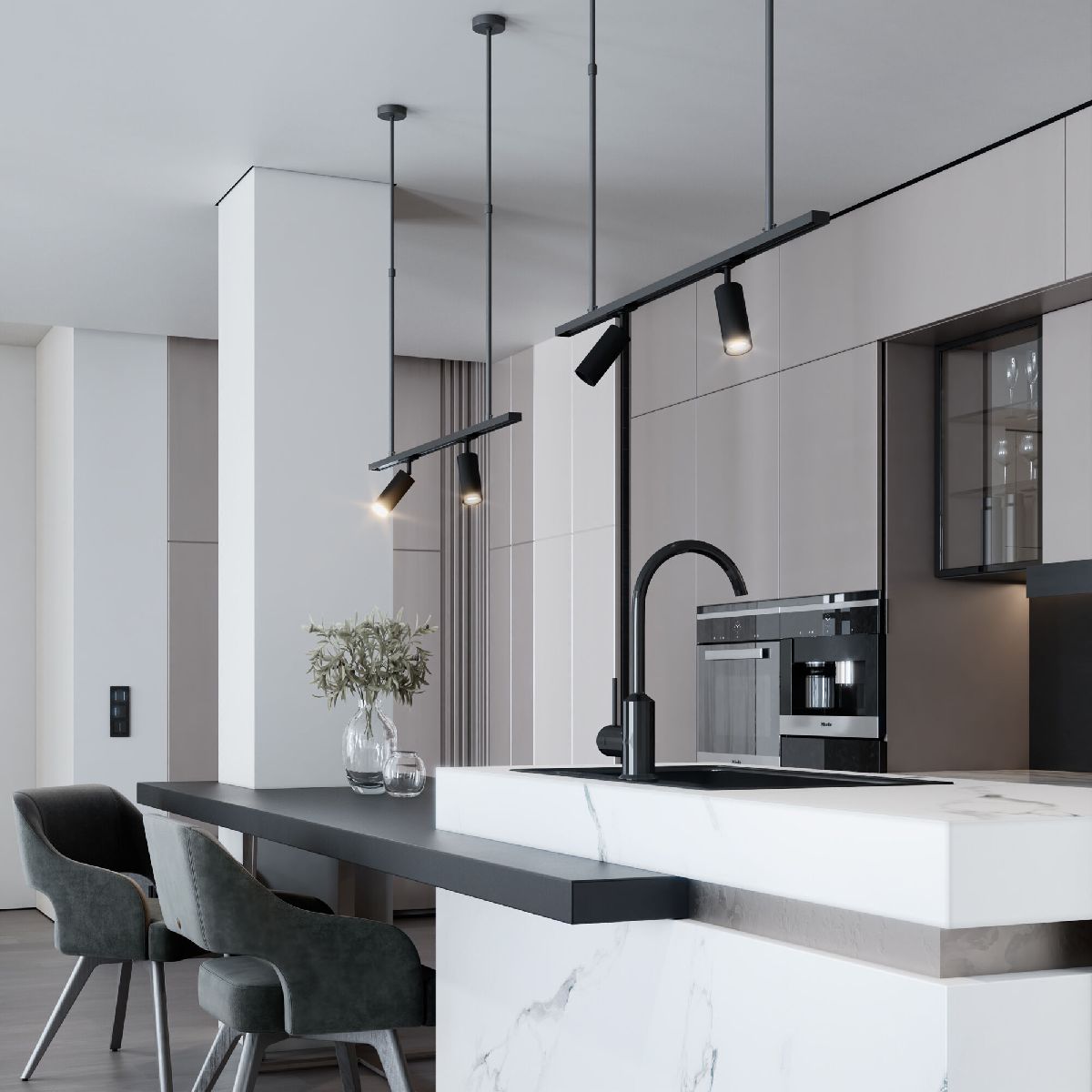 Штанга для однофазного шинопровода Elektrostandard 4690389202872 85136/00 a065262 Штанга для однофазного шинопровода Elektrostandard 4690389202872 85136/00 a065262