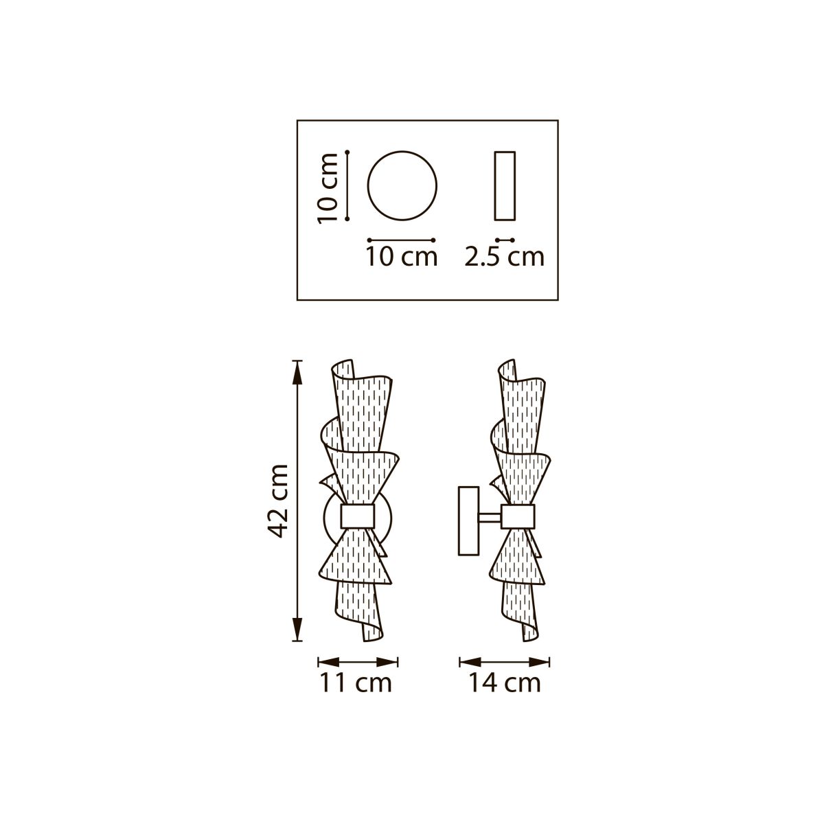 Бра Lightstar Acrile 737672