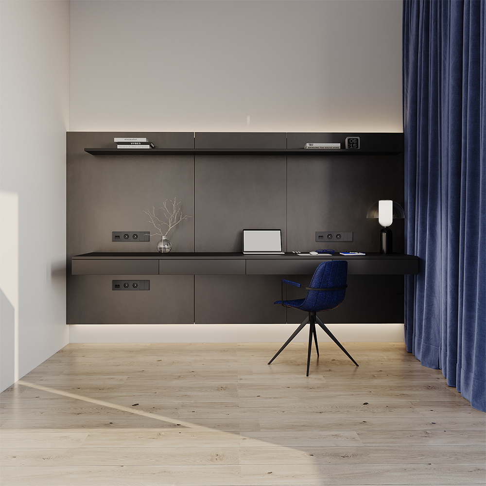 Рамка на 4 поста Voltum S70 VLS100407 (графит)