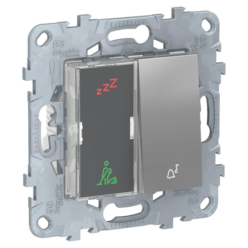 Дисплей гостиничного номера и кнопочный звонок Schneider Electric Unica New NU577730