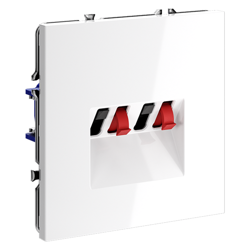 Розетка акустическая Voltum S70 VLS060301 (белый глянцевый)