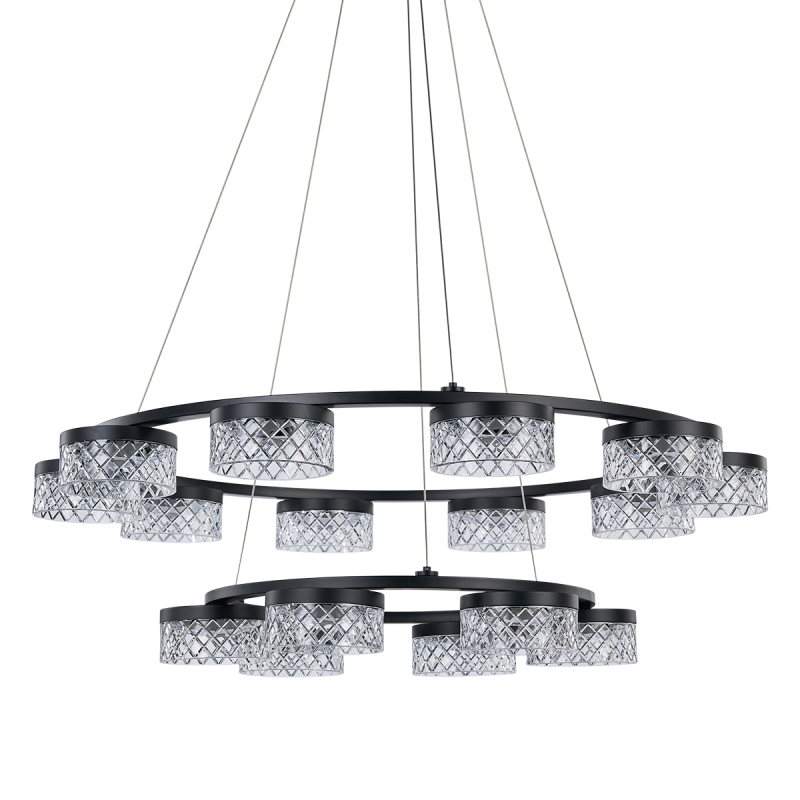 Подвесная люстра Delight Collection MD21020075 MD21020075-16B matt black Подвесная люстра Delight Collection MD21020075 MD21020075-16B matt black