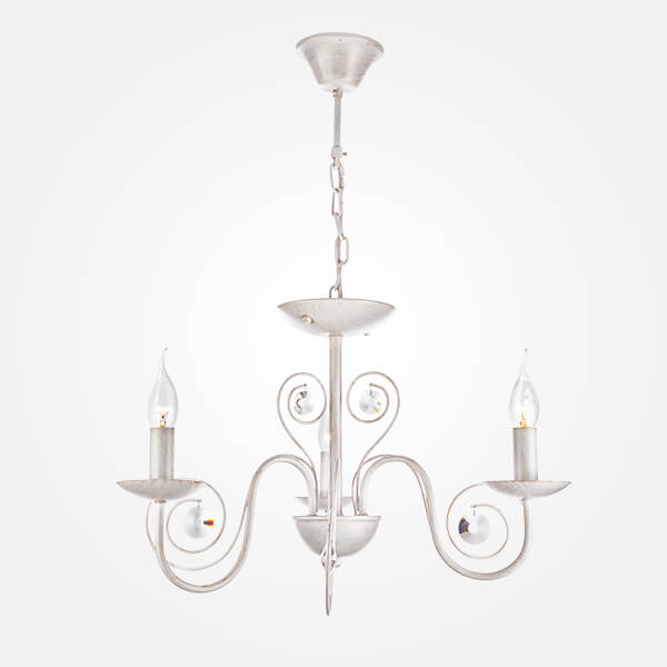 Подвесная люстра Eurosvet 60018/3 белый с золотом Подвесная люстра Eurosvet 60018/3 белый с золотом