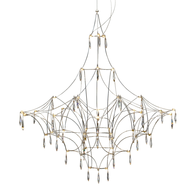 Подвесной светильник Delight Collection Lucciola 9176P/S silver Подвесной светильник Delight Collection Lucciola 9176P/S silver