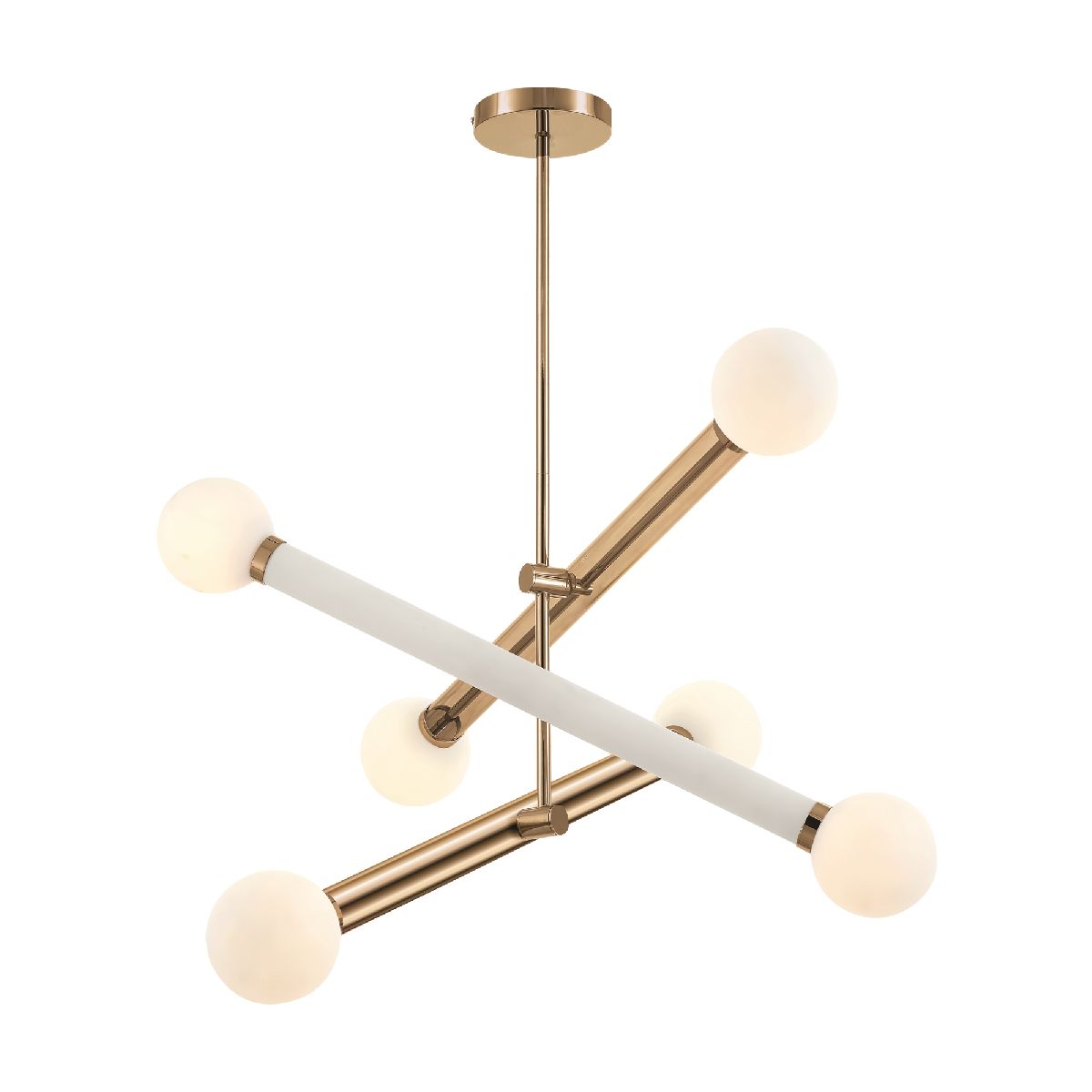 Люстра на штанге Freya Cross FR5381PL-06G Люстра на штанге Freya Cross FR5381PL-06G