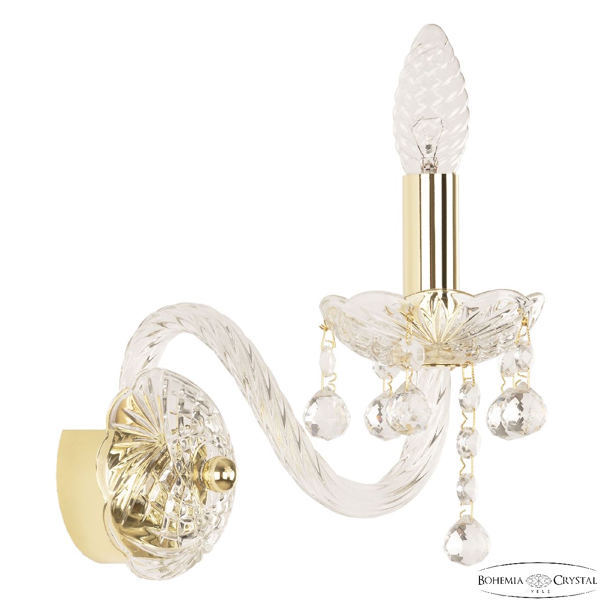 Бра Bohemia Ivele Crystal 108B/1/165 G Бра Bohemia Ivele Crystal 108B/1/165 G