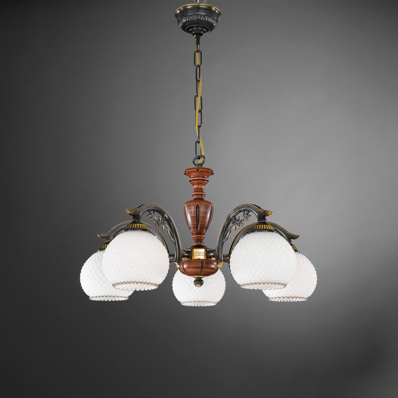 Подвесная люстра Reccagni Angelo L 8610/5 Подвесная люстра Reccagni Angelo L 8610/5