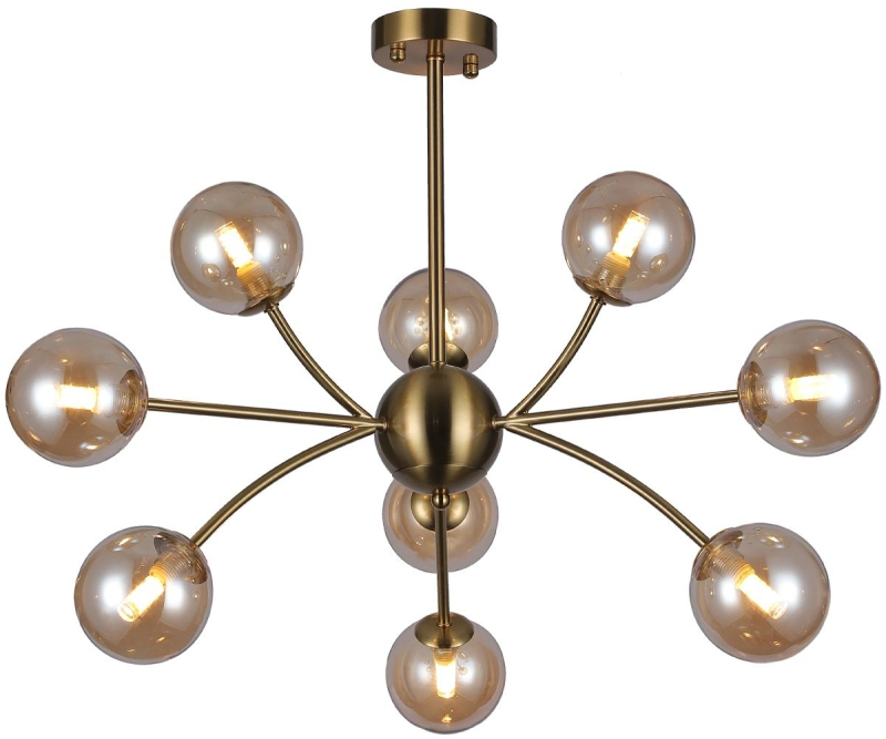 Люстра на штанге Escada Infinity 10164/9PL Copper Люстра на штанге Escada Infinity 10164/9PL Copper