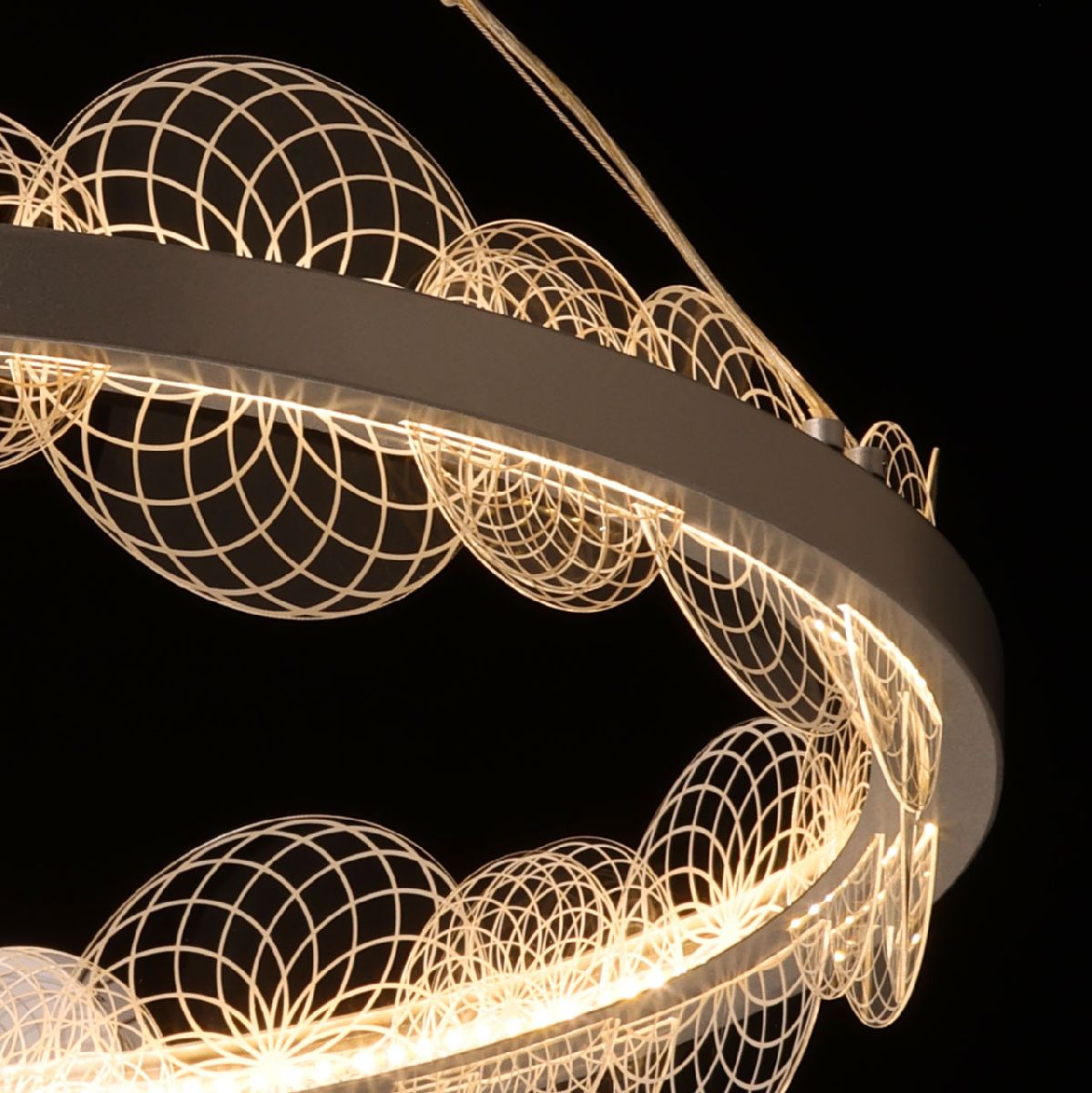 Подвесная люстра De Markt Платлинг 661019001