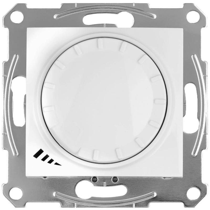 Диммер поворотно-нажимной универсальный Schneider Electric Sedna 4-400W SDN2201221 Диммер поворотно-нажимной универсальный Schneider Electric Sedna 4-400W SDN2201221