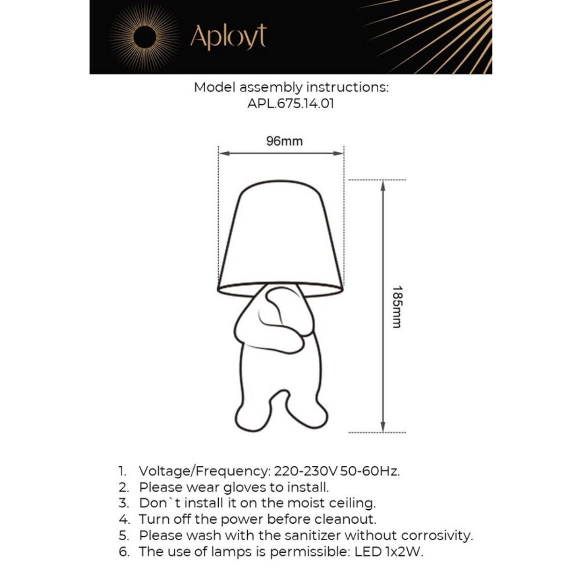 Настольная лампа Aployt Noell APL.675.14.01