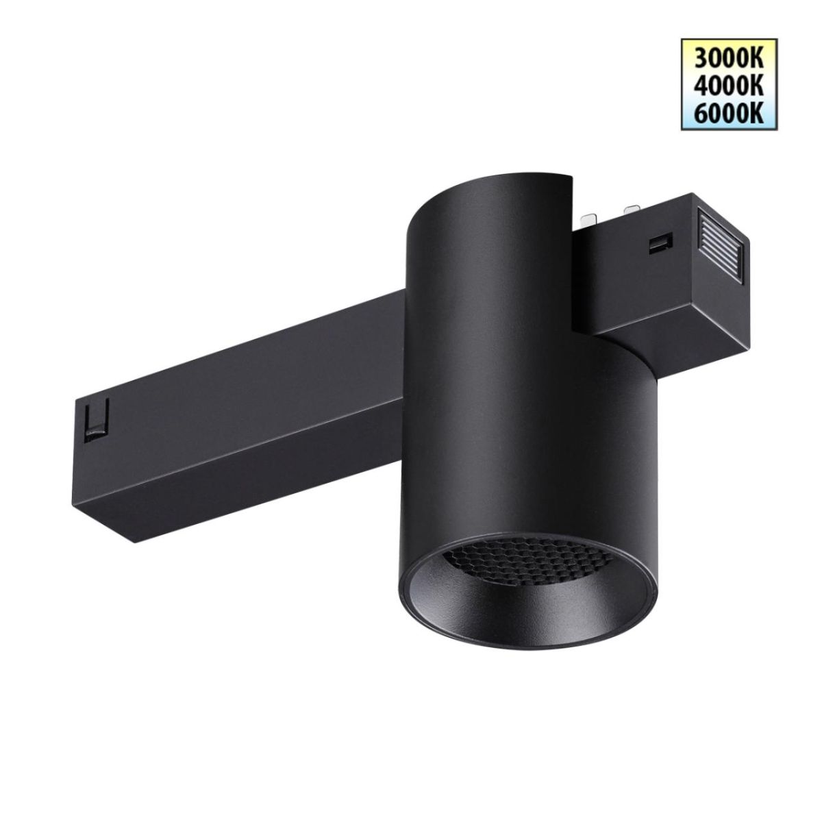 Трековый светодиодный светильник с переключателем цветовой темперетуры Novotech Port Vector 359954