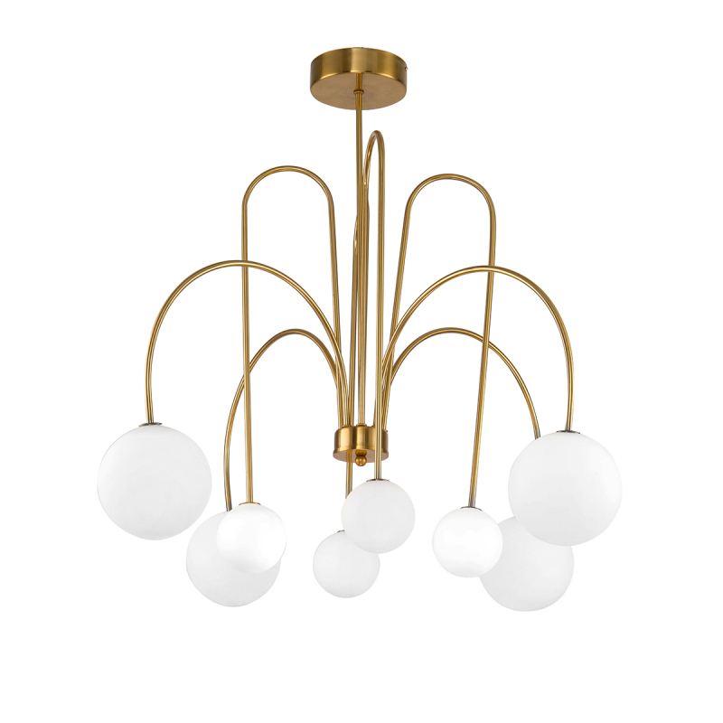 Люстра на штанге Delight Collection KG1213P-8 brass Люстра на штанге Delight Collection KG1213P-8 brass