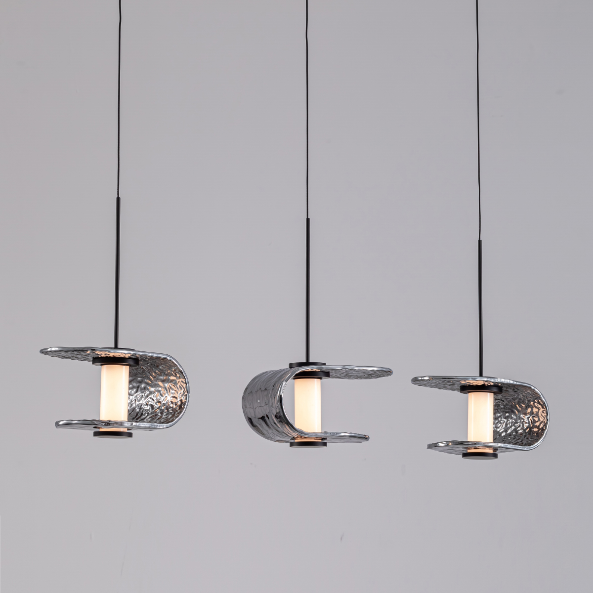 Подвесной светильник Delight Collection MD24020901-3B black/smoky Подвесной светильник Delight Collection MD24020901-3B black/smoky