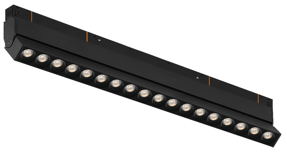 Трековый магнитный светильник iLedex Vision 4822-003-L350-18W-38DG-3000K-BK Трековый магнитный светильник iLedex Vision 4822-003-L350-18W-38DG-3000K-BK