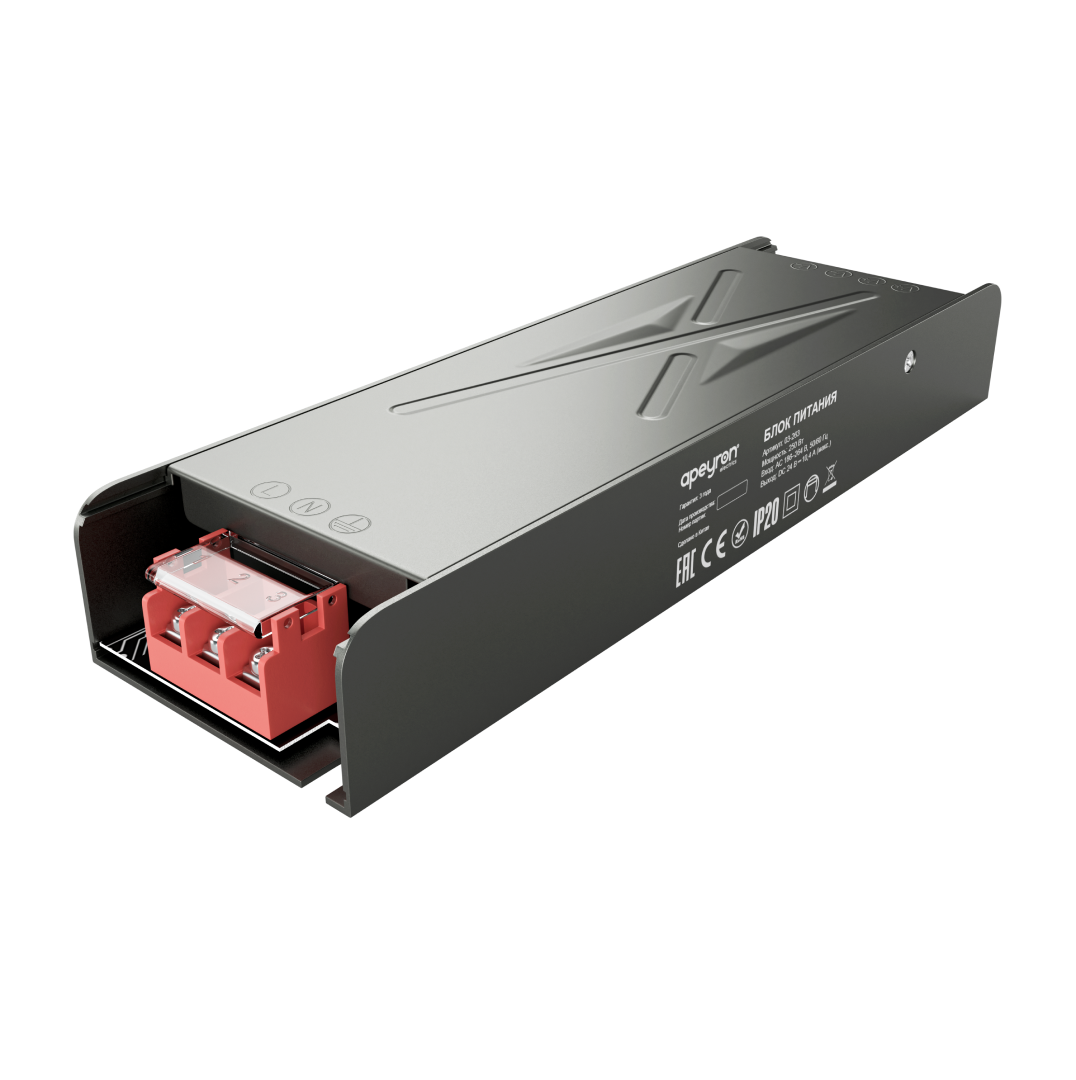 Блок питания Apeyron 24В 250Вт 186-264В 104А IP20 03-263