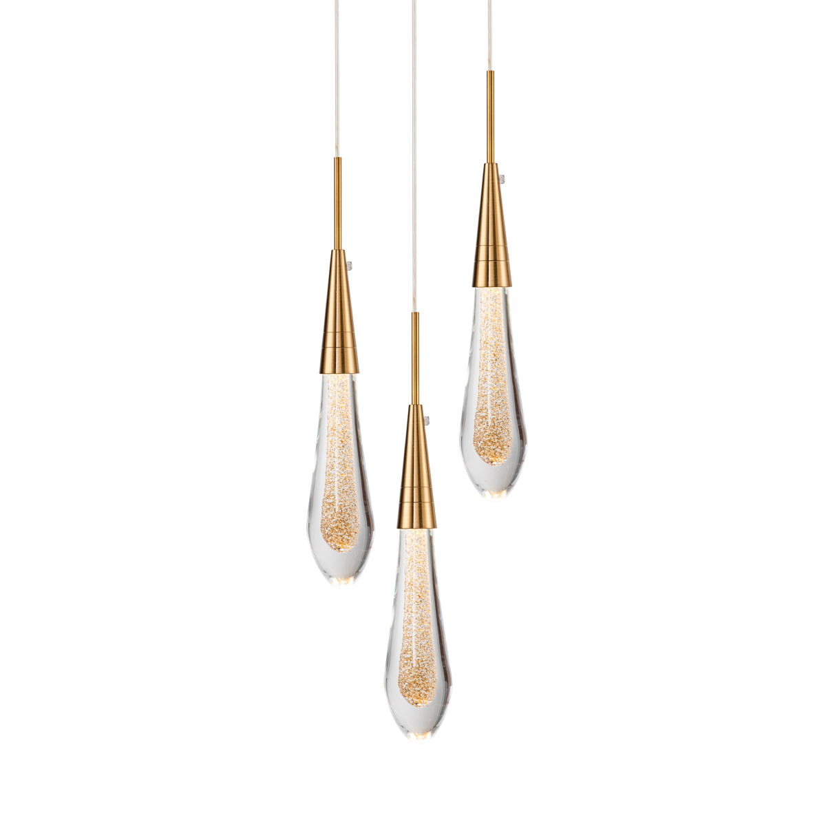 Подвесной светильник DeLight Collection Pour DZ1018P-3 brass Подвесной светильник DeLight Collection Pour DZ1018P-3 brass