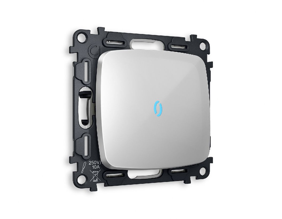 Комплект механизма 1-кл выключателя с подсветкой Ambrella Volt Omega MO402020