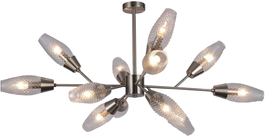 Люстра на штанге Escada Desire 10165/12PL Nickel Люстра на штанге Escada Desire 10165/12PL Nickel