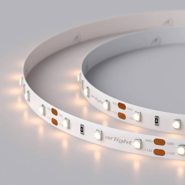 Светодиодная лента Arlight RT-A60-8mm 12V Warm2700 (4.8 W/m, IP20, 2835, 5m) 010597(2) Светодиодная лента Arlight RT-A60-8mm 12V Warm2700 (4.8 W/m, IP20, 2835, 5m) 010597(2)