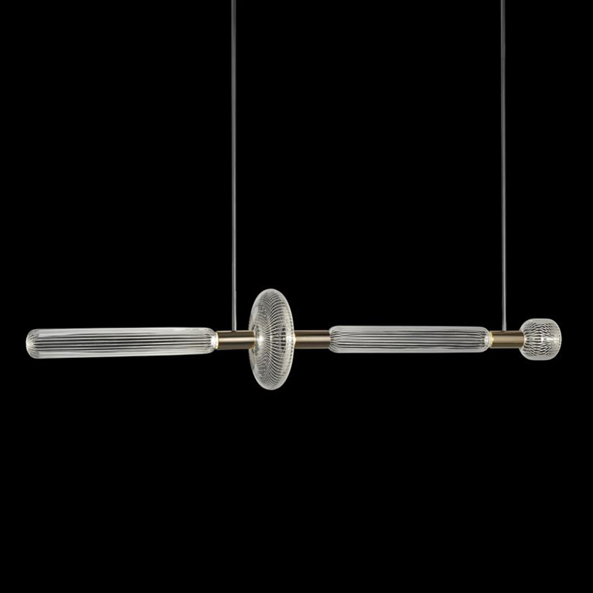 Подвесной светильник Delight Collection MJ6061P/D gold/clear Подвесной светильник Delight Collection MJ6061P/D gold/clear