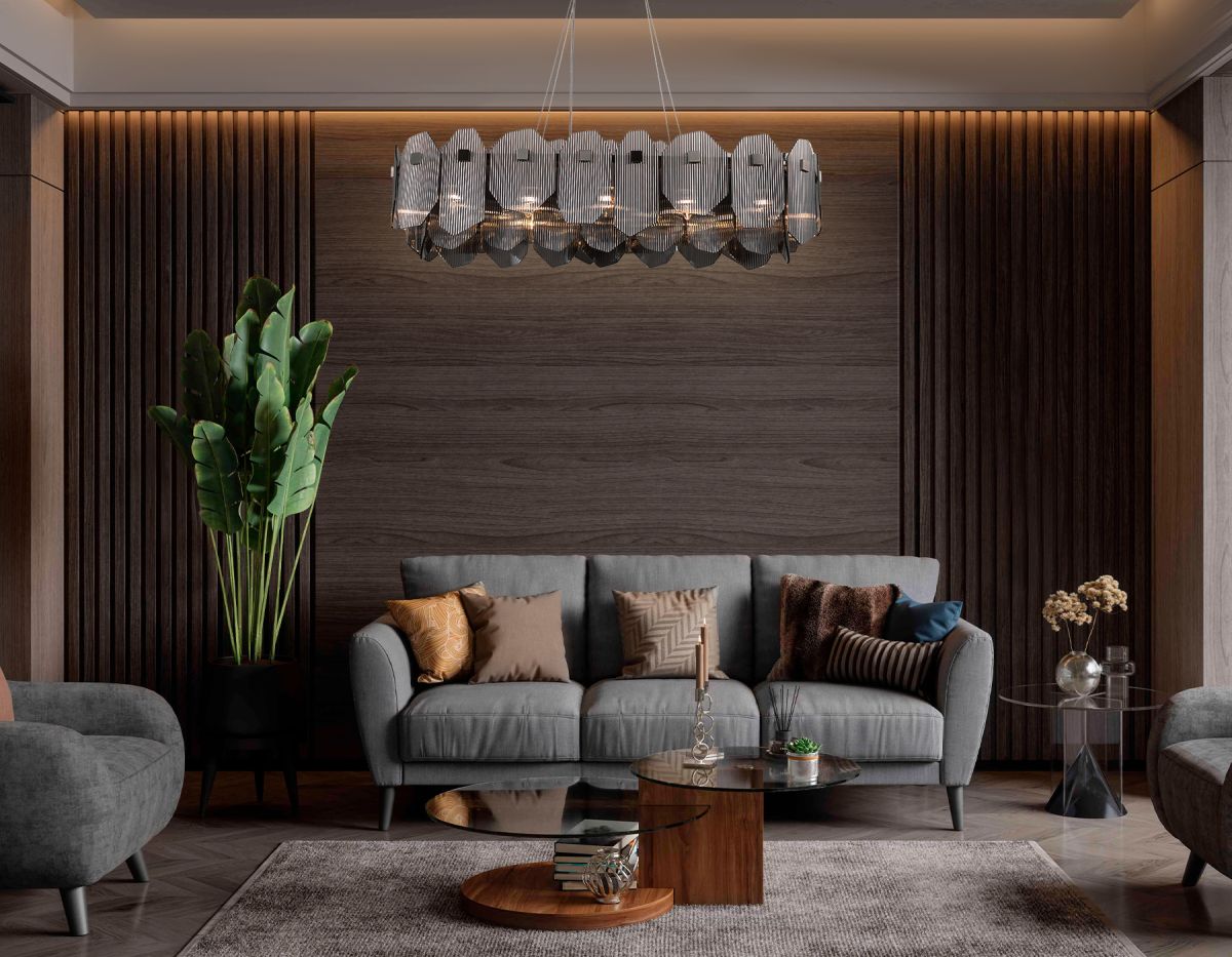 Подвесная люстра Ambrella Light High Light Crystal LH31205