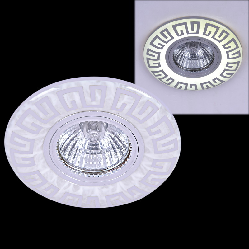 Встраиваемый светильник Reluce 09504-9.0-001MN MR16+LED3W WH/CR Встраиваемый светильник Reluce 09504-9.0-001MN MR16+LED3W WH/CR