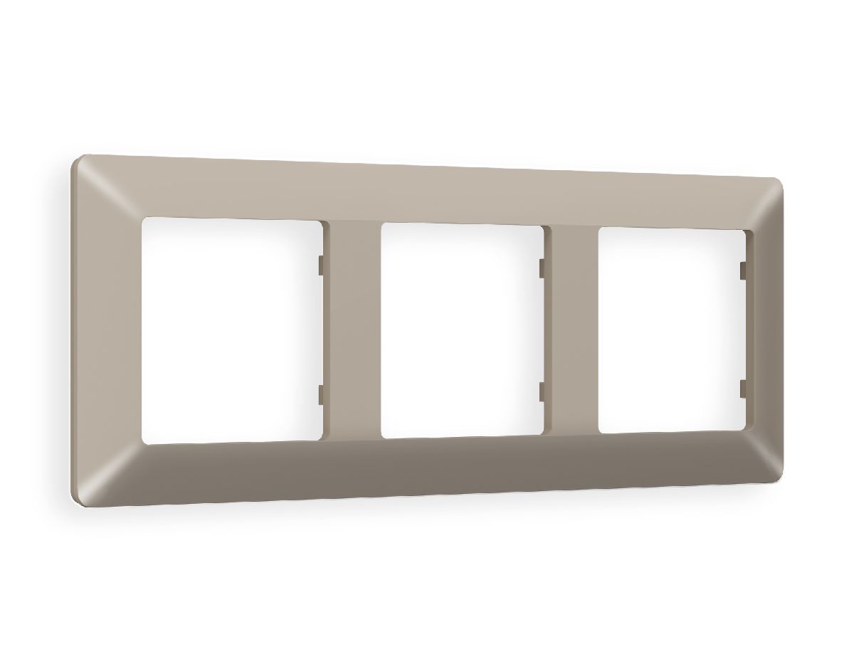 Рамка трехместная Ambrella Volt Line AF110363