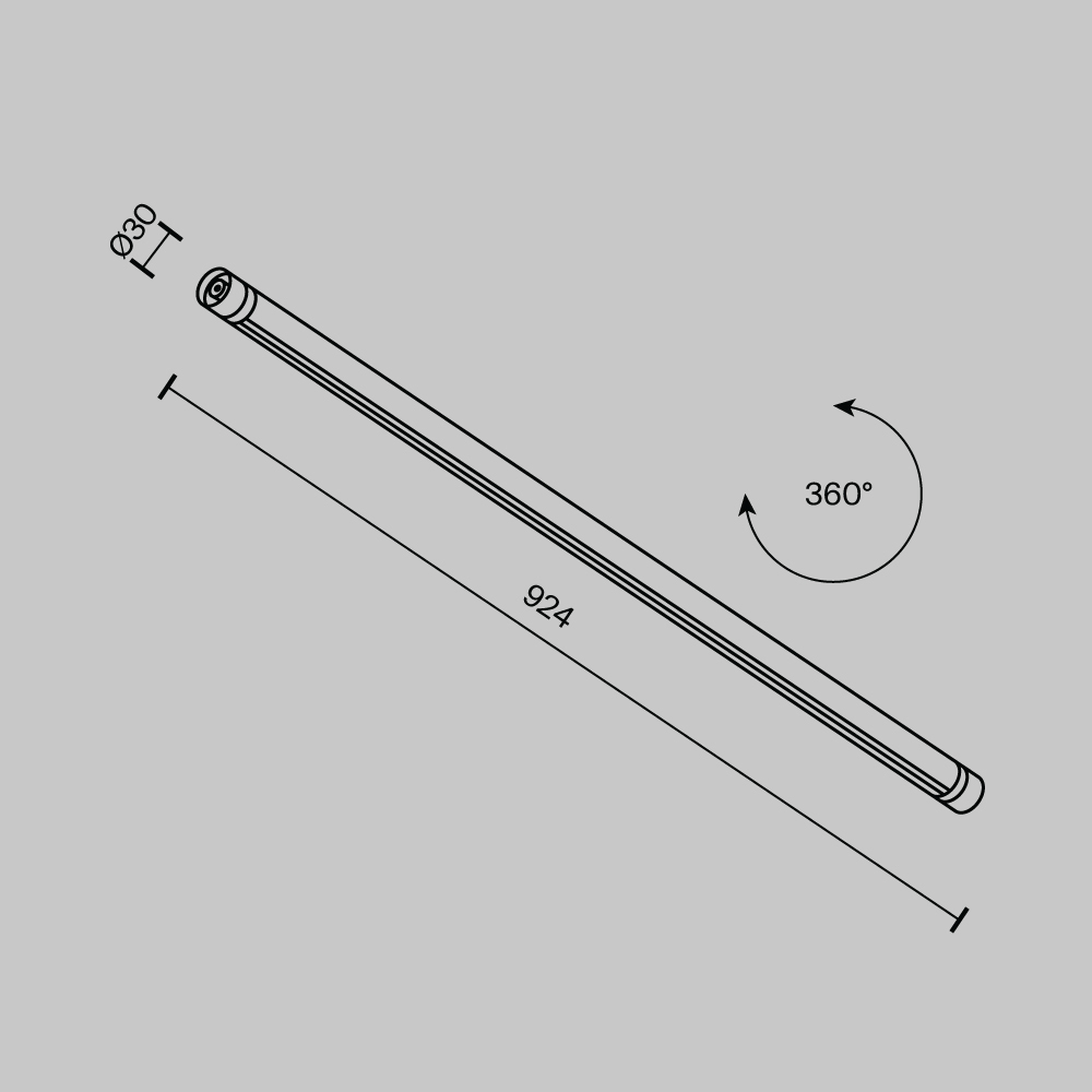 Шинопровод накладной/подвесной Maytoni Shelf CA012-TRX-900-B Шинопровод накладной/подвесной Maytoni Shelf CA012-TRX-900-B