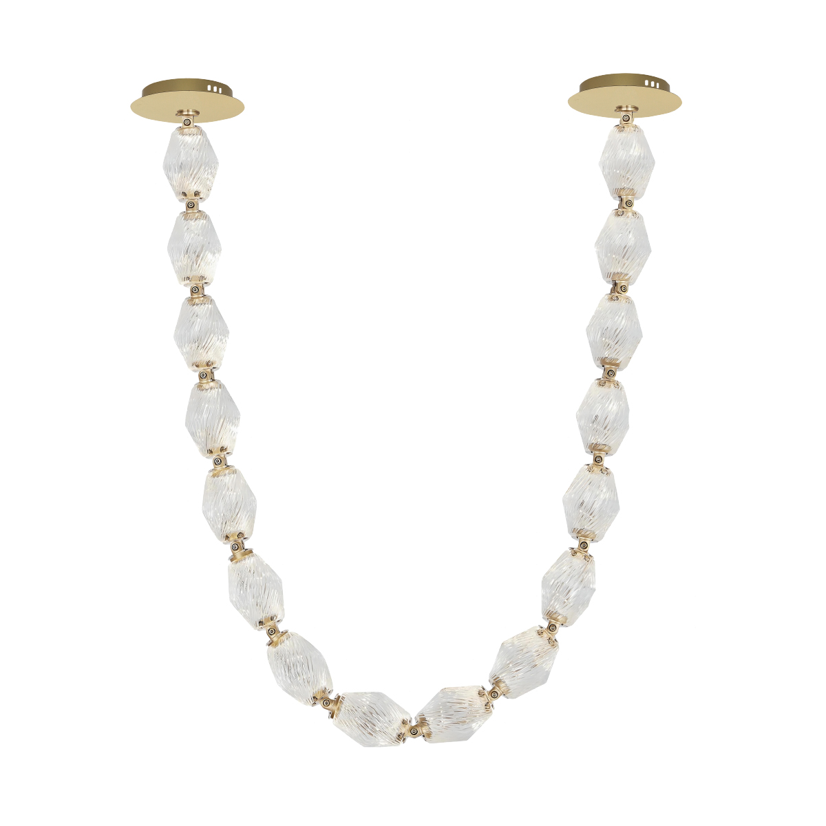 Подвесной светильник Delight Collection OWD865-16 brass/clear