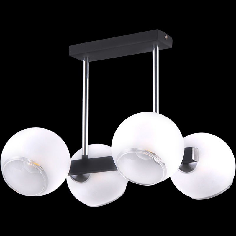 Люстра на штанге Illumico IL9559-4PSQ-79 CR BK Люстра на штанге Illumico IL9559-4PSQ-79 CR BK