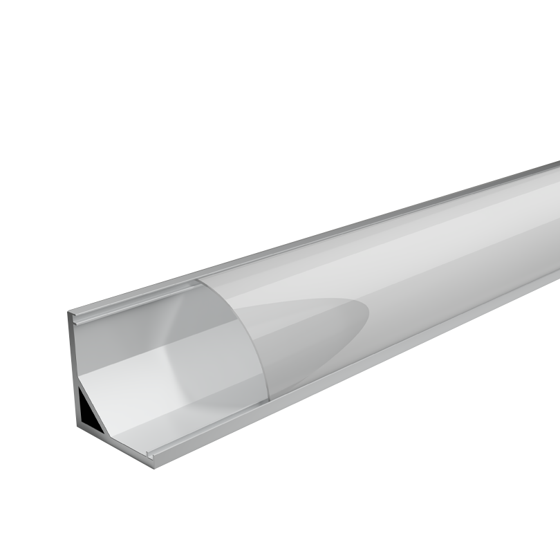 Профиль алюминиевый угловой накладной Wolta WAP-S-16/16/2000-A